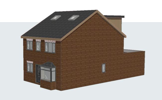 Lot: 68 - BUILDERS YARD WITH PLANNING FOR FIVE BEDROOM DETACHED HOUSE - 